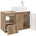 Set di mobili per il bagno 2 pz Rovere Artigianale - Foto miniatura 9
