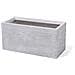 Vaso Rettangolare Bianco Da Esterno 50 X 23 X 24 Cm Myra - Foto miniatura 22