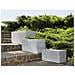 Vaso Rettangolare Bianco Da Esterno 50 X 23 X 24 Cm Myra - Foto miniatura 8