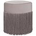 Pouf In Velluto Beige Virginia - Foto miniatura 1