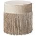 Pouf In Velluto Beige Virginia - Foto miniatura 10