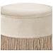 Pouf In Velluto Beige Virginia - Foto miniatura 16