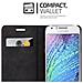 Custodia Compatibile Con Samsung Galaxy J1 2015 In Rosso Mela - Coperchio Protettiva Con Chiusura Magnetica, Funzione Stand E Tasca Per Le Carte - Foto miniatura 4
