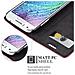 Custodia Compatibile Con Samsung Galaxy J1 2015 In Rosso Mela - Coperchio Protettiva Con Chiusura Magnetica, Funzione Stand E Tasca Per Le Carte - Foto miniatura 5