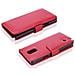 Custodia Compatibile Con Samsung Galaxy Note 4 In Rosso Cremisi - Coperchio Protettivo Con Chiusura Magnetica E 3 Slot Per Carte - Foto miniatura 3