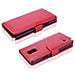 Custodia Compatibile Con Samsung Galaxy Note 4 In Rosso Cremisi - Coperchio Protettivo Con Chiusura Magnetica E 3 Slot Per Carte - Foto miniatura 6