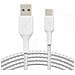 Cavo Intrecciato Da Usb-c A Usb-a 0.15m - Bianco - Foto miniatura 1