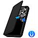 Custodia Samsung Galaxy S20 Ultra Portacarte Funzione Supporto Similpelle Nero - Foto miniatura 5
