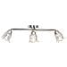 Lampadario Con Paralumi In Vetro Per 3 Lampadine E14 Tulipano - Foto miniatura 2