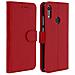 Custodia Honor 8a / Huawei Y6 2019 Portacarte Supporto Cover Silicone - Rosso - Foto miniatura 1