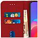 Custodia Honor 8a / Huawei Y6 2019 Portacarte Supporto Cover Silicone - Rosso - Foto miniatura 5