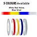 Wheel Trim Strisce Adesive Racing Per Cerchi Auto Con Applicatore, Blu, 5 Mm X 6 Mt - Foto miniatura 4