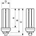 MASTER PL-T 4 Pin, 4P, GX24q-3, Bianco, A, Bianco caldo, Bianco - Foto miniatura 2