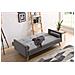 Wooden Divano-letto Scandinavo 3 Posti Grigio - Foto miniatura 4