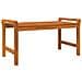 Tavolino Da Salotto 100x50x50 Cm In Legno Massello Di Acacia - Foto miniatura 2