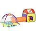 Tenda Da Gioco Bambini 250 Palline Multicolore 338x123x111 Cm - Foto miniatura 6