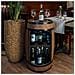 Botte In Legno, Armadietto Per Vino In Stile Retr? , Portabottiglie In Legno, Da 80 Cm Di Altezza, Elegante Decorazione Per Il Soggiorno, Tavolo E Portabottiglie (wenge)  - Foto miniatura 2