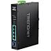 Switch ferroviario a 5 porte Gigabit PoE+ industriale Colore Nero - Foto miniatura 1