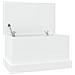 Contenitore Portaoggetti Bianco 50x30x28 cm Legno Multistrato - Foto miniatura 2