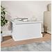 Contenitore Portaoggetti Bianco 50x30x28 cm Legno Multistrato - Foto miniatura 3