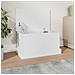 Contenitore Portaoggetti Bianco 50x30x28 cm Legno Multistrato - Foto miniatura 1