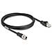 Cavo M12 codificato X a 8 pin maschio per RJ45 maschio PVC 2 m - Foto miniatura 1