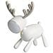 Luce Notturna Wireless Art Déco Renna 5v Portatile, Bianco - Foto miniatura 1