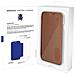 Custodia Per Iphone Xr Premium Pelle Retro Trasparente E Portacarte, Marrone Chiaro - Foto miniatura 4