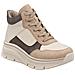 Beige Casual Closed Ladies Mid Height Boots Stivaletti Pelle Sintetica Scarpe Donna Beige Eu 38, 48002-60 - Foto miniatura 1