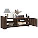 Mobile Tv Rovere Marrone 100x35x40 Cm In Legno Multistrato - Foto miniatura 3