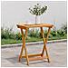 Tavolo Da Giardino Pieghevole 50x36x60 Cm Legno Massello Acacia - Foto miniatura 1