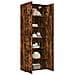Armadietto Rovere Fumo 80x42,5x225 Cm In Truciolato - Foto miniatura 3