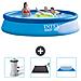 Piscina Fuori Terra - In Giro - 396x396x84 Cm - Blu - Include Accessori Coordinati Cb79 - Foto miniatura 1
