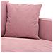 Divano a 2 Posti Rosa 140 cm in Velluto - Foto miniatura 6
