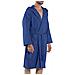 Accappatoio Con Cappuccio Spugnissima Microspugna In Cotone Colore Blu Misura Lxl - Foto miniatura 3