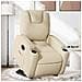 Poltrona Alzapersona Reclinabile Crema in Tessuto - Foto miniatura 2