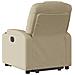 Poltrona Alzapersona Reclinabile Crema in Tessuto - Foto miniatura 5