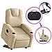 Poltrona Alzapersona Reclinabile Crema in Tessuto - Foto miniatura 6