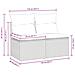 Set Divani da Giardino con Cuscini 2 pz Nero Polyrattan Acacia - Foto miniatura 6