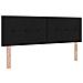Letto con Box Spring e Materasso Nero 140x190 cm Tessuto - Foto miniatura 7