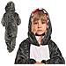 Pigiama Per Bambini Kigurumi Onesie Costume Squalo Grigio 125-135 Cm - Foto miniatura 1
