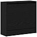 Mobile per Scarpe Nero Rovere 60x21x57 cm Legno Ingegnerizzato - Foto miniatura 1
