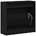 Mobile per Scarpe Nero Rovere 60x21x57 cm Legno Ingegnerizzato - Foto miniatura 6