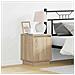 Armadio da Notte con 2 pcs rovere sonoma 39 x 34.5 x 50 cm - Foto miniatura 2