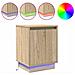 Armadio da Notte con 2 pcs rovere sonoma 39 x 34.5 x 50 cm - Foto miniatura 4