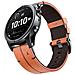 Cinturino In Pelle A Sgancio Rapido Da 22 Mm Compatibile Con Garmin Fenix 8/7/6/5/935 Series Brown - Foto miniatura 1