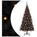 Albero di Natale con 300 LED con supporto Nero 180 cm PVC - Foto miniatura 1