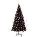Albero di Natale con 300 LED con supporto Nero 180 cm PVC - Foto miniatura 4