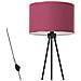 Lampada Da Terra Nevia Bordeaux Sl. 1856 - Minimalist Lampada Da Terra Bordeaux /nero 135x40x40 Cm - Foto miniatura 1
