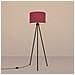 Lampada Da Terra Nevia Bordeaux Sl. 1856 - Minimalist Lampada Da Terra Bordeaux /nero 135x40x40 Cm - Foto miniatura 4